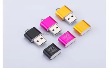 100 шт./лот Портативный Мини-USB 2.0 Micro SD TF T-Flash Устройство чтения карт памяти Адаптер Флэш-накопитель SD Флэш-память