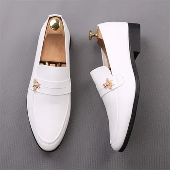 Мужские модельные туфли, официальная кожаная обувь, Модная итальянская обувь, свадебные туфли ручной работы, мужские лоферы, оксфордские туфли