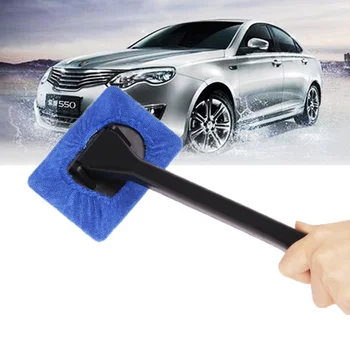 Набор щеток для мытья окон автомобиля Средство для мытья лобового стекла Внутри Салона Автоматический Стеклоочиститель с длинной ручкой Автомобильные Аксессуары