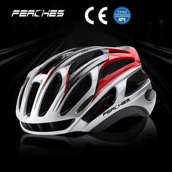 Персиковый сверхлегкий шлем для электровелосипеда, Велосипедный шлем, гоночный MTB Шлем для электрического скутера, Аксессуар для горного велосипеда