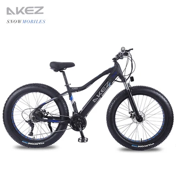 AKEZ 26-дюймовый Электровелосипед 48V/750W/10AH с Толстыми шинами, Максимальная скорость велосипеда 30 км /Ч
