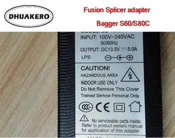 бесплатная доставка AB127 Bagger S60/S80C FTTH устройство для сварки оптического волокна блок питания адаптер зарядного устройства
