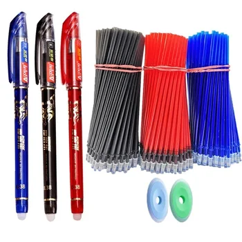25 Нейтральных ручек, Стираемые ручки, школьная шариковая ручка с синими / черными / красными чернилами, канцелярские принадлежности, Канцелярская ручка для подписи студента