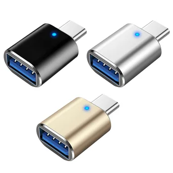 Адаптер USB C к USB 3.0 Thunder 4 или 3 к гнездовому адаптеру USB OTG для MacBook Pro2021 и устройств Type C.