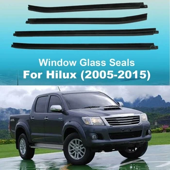Уплотнитель Стекла Окна автомобиля Для Пикапа Toyota Hilux SR5/VIGO/MK6 2005-2015 Накладка На Дверные Уплотнители 68161-0K010