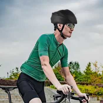 Новый велосипед Езда на велосипеде Силиконовый шлем Непромокаемый дождевик Защитный колпачок Велосипедный шлем Непромокаемый дождевик Защитный колпачок
