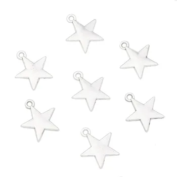 20шт мини-звездные подвески из сплава в форме звезды, подвески для изготовления ювелирных изделий своими руками