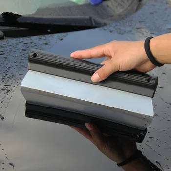 Гибкий мягкий силиконовый стеклоочиститель для мытья автомобильных окон, скребок для стекла, скребок для очистки автомобильных лезвий, скребок для пленки