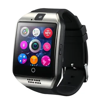 Смарт-часы Q18 с сенсорным экраном высокой четкости, Bluetooth-фитнес-трекер, водонепроницаемая металлическая рамка, Sim-карта TF Только для Android