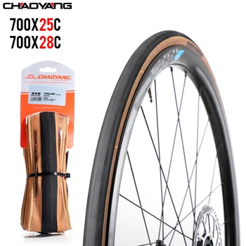 Велосипедная шина Chaoyang ARISUN 700C 700x25c/28c шины для шоссейного велосипеда 60TPI с защитой от проколов гравийная велосипедная шина складная шина желтый край