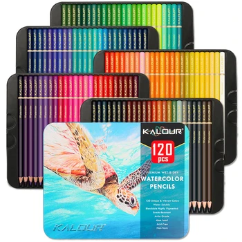Количество цветов 120/72, цветные карандаши, профессиональные принадлежности для рисования, студенческие канцелярские принадлежности для школы акварельной живописи