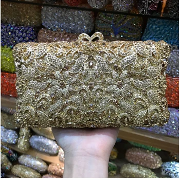 вечерние сумочки lady mini diamond crystal xiyuan, серебряные сумочки для вечеринок, роскошная свадебная сумочка-клатч с бриллиантами, женская золотая сумочка