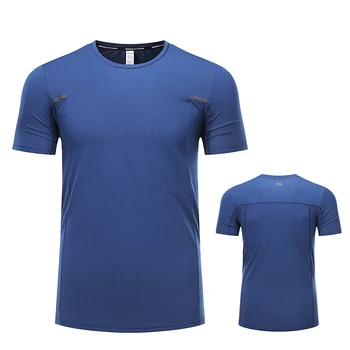 Мужская модная легкая дышащая спортивная футболка для бега с короткими рукавами