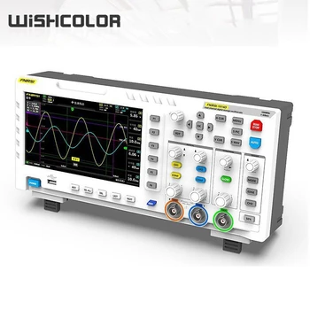 Двухканальный цифровой запоминающий осциллограф Wishcolor FNIRSI-1014D 100 МГц, генератор сигналов 1GSa / s, 7-дюймовый цветной ЖК-дисплей