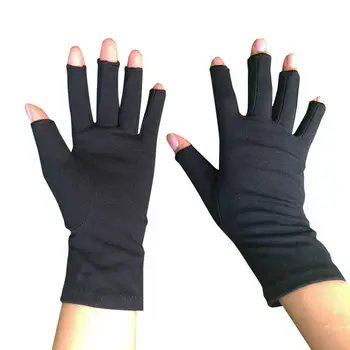 1 пара медицинских перчаток на полпальца для тренировок по реабилитации, снятия давления в суставах, боли при гломите, зимние теплые перчатки