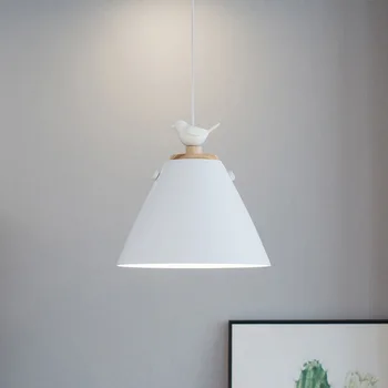 Подвесной светильник для ресторана Nordic, Столовая, гостиная, спальня, Подвесной светильник с птицей, лестница, подвесные светильники