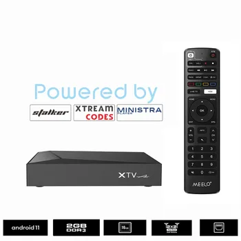 XTREAM КОДЫ Нового Smart TV Box XTV Air STALKER Декодируют Android 11 2.4G / 5G WIFI Amlogic S905W2