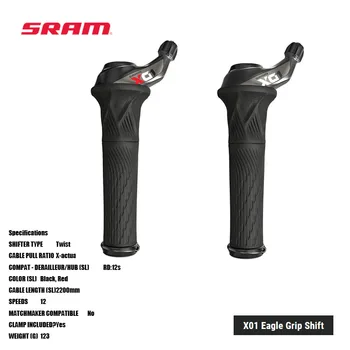SRAM X01 Eagle Grip Shift Новый механизм переключения Grip Shift выводит оригинальное изобретение SRAM на более высокий уровень точности