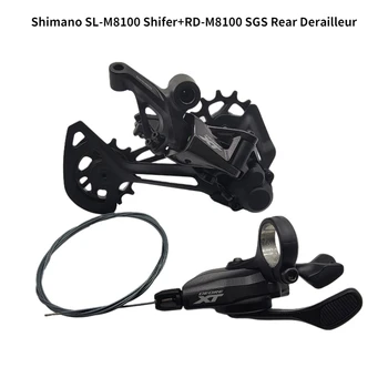 SHIMANO DEORE XT M8100 Groupset Горный велосипед Groupset 1x12-Ступенчатый SL + RD M8100 Задний переключатель m8100 Рычаг переключения передач