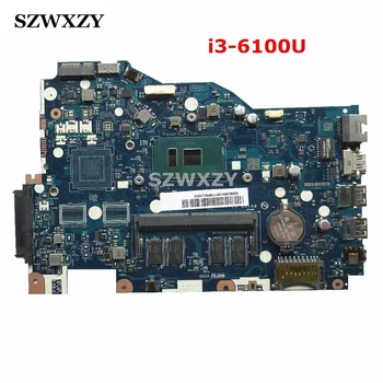 Восстановленная Материнская плата для ноутбука Lenovo 110-15ISK LA-D562P 5B20M41057 с процессором i3-6100U 2,3 ГГц и 4 ГБ оперативной памяти