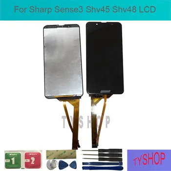 Для Sharp Sense3 Shv45 Shv48 ЖК-дисплей, сенсорный экран с пламенем, дигитайзер В сборе, Замена инструментами