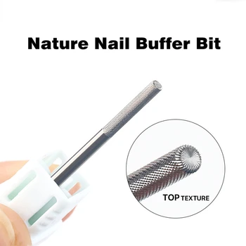 Nature Nail Buffer Bit 3XF Фрезер для электродрели Маникюр для удаления кутикулы Профессиональные Аксессуары для ногтей