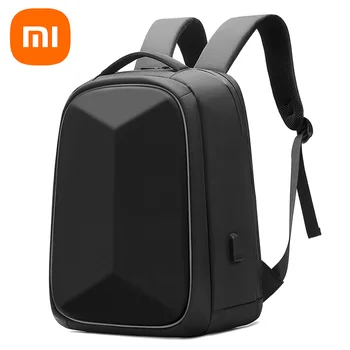 Мужской рюкзак Xiaomi с зарядкой, 15,6-дюймовый рюкзак для ноутбука большой емкости, водонепроницаемая модная школьная сумка для путешествий, бизнеса
