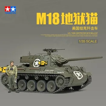 Tamiya Static Model Building Kit 35376 1/35 US M18 HELLCAT Tank Scale Военное хобби DIY