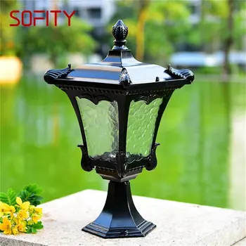 Классический настенный наружный светильник SOFITY, светодиодный водонепроницаемый светильник на столбе, светильник для дома, патио, веранды, балкона