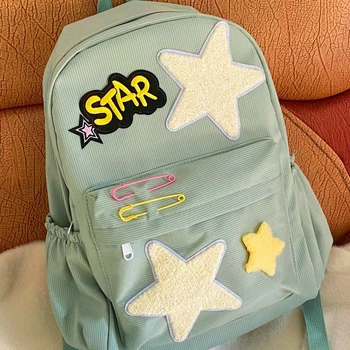 Студенческая школьная сумка, рюкзак Kawaii, Мягкий вельветовый Японский стиль, Милая женская сумка большой емкости, рюкзак для ноутбука, дорожная сумка