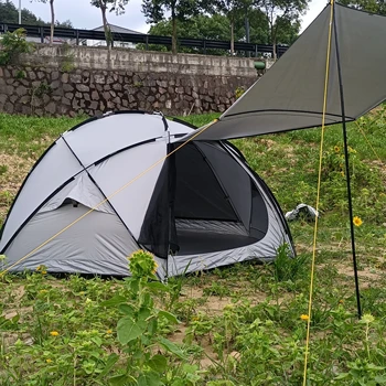 Палатка с шариками на 6, 7, 8 человек, Семейная палатка для кемпинга, палатка из яичной скорлупы, палатка из яичной скорлупы с полом, водонепроницаемая уличная палатка PU4000 с брезентом