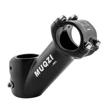 MUQZI 31.8 Велосипедный шток MTB Шток 45 градусов 65 мм для руля горного велосипеда BMX для дорожного движения 31,8 мм