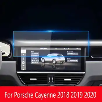 Для Porsche Cayenne 2018-2020 Автомобильный GPS-навигационный экран, защитная пленка из закаленного стекла, Фурнитура из пленки против царапин в салоне автомобиля