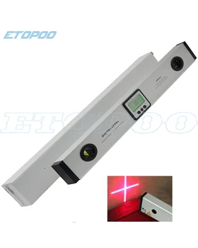 400 мм цифровой лазерный уровень цифровой угломер спиртовой уровень вертикальный инклинометр электронный транспортир линейка с магнитом