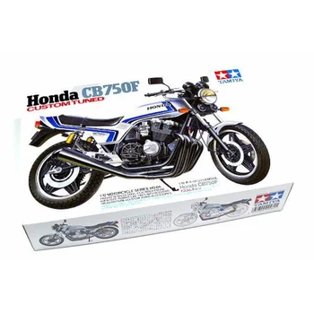 Модель мотоцикла Tamiya 1/12 Мотоцикл Honda CB750F, НАСТРОЕННЫЙ НА ЗАКАЗ, наборы для сборки моделей для хобби, статические игрушки для хобби 14066