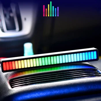 RGB Symphony Light, светодиодное управление звуком, звукосниматель ритма музыки, управление освещением, панель управления освещением для оформления рабочего стола компьютера