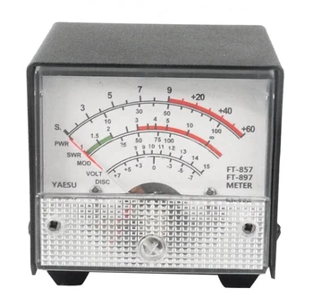 Оригинальный Внешний Измеритель Мощности S Meter SWR Для Yaesu FT-857 FT-897 Практичный Дисплей Приема Излучения Металлическая Крышка Корпуса Измерителя SWR