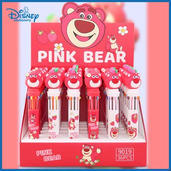 10 цветов Disney Lots-o-huggin Bear Гелевые Ручки Linabell Pooh Bear Нейтральная Ручка Роликовая Шариковая Ручка Школьные Принадлежности Канцелярские Принадлежности Оптом