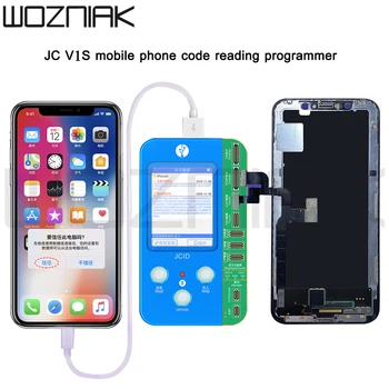 Программатор считывания кода мобильного телефона JC V1S для iPhone 7 8 X XR XS MAX 11Pro MAX Цвет экрана Серийный номер отпечатка пальца батареи