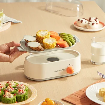 Бытовая небольшая электрическая пароварка для приготовления пищи, мини-портативная машина для завтрака, многофункциональная пароварка для приготовления пищи, плита для дома