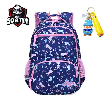 Детские школьные сумки Для девочек, детская сумка для книг, Ортопедический школьный рюкзак принцессы, школьный рюкзак для детей Mochila Infantil