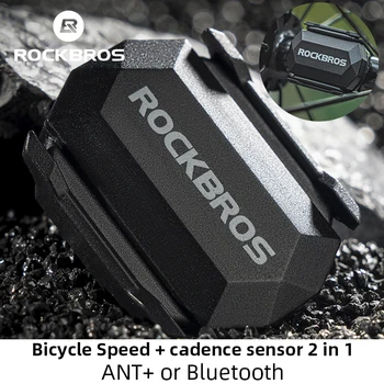 Велокомпьютер ROCKBROS Gps-спидометр велосипеда + датчик частоты вращения 2 в 1 для Garmin Bryton Xoss ANT + Аксессуары для велосипеда с Bluetooth