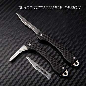 Практичный портативный мини-художественный нож EDC, портативный нож для ключей, нож для открывания наружной коробки, нож для резки бумаги, портативный нож