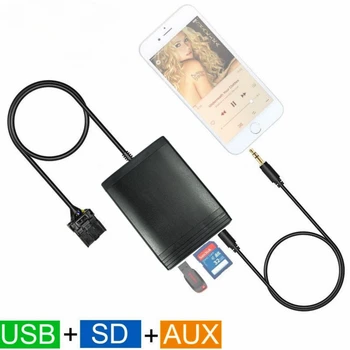 DOXINGYE USB SD AUX Автомобильный MP3-Плеер Радио CD-Чейнджер Адаптер для Ford Focus Galaxy Mondeo C-Max Orion Explorer 12Pin Интерфейс