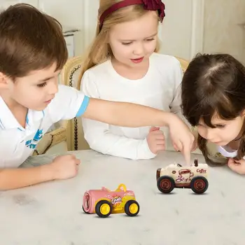 Гоночные машинки для малышей, мини-гоночная машина, игрушечный автомобиль, портативные машинки с корпусом из сплава, развивающие игрушки для путешествий для детей на день рождения