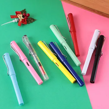 Авторучки из красочного пластика для коррекции осанки Школьные офисные принадлежности для бизнеса Черная ручка для письма в подарок
