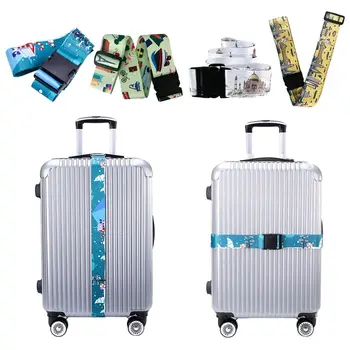 Регулируемый Бесцветный ремень Безопасности Аксессуары для багажа Ремень для чемодана Багажный ремень Багажные Ремни Ремень для переноски